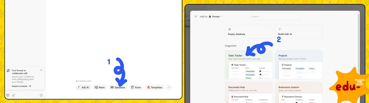 Screen of Notion Page